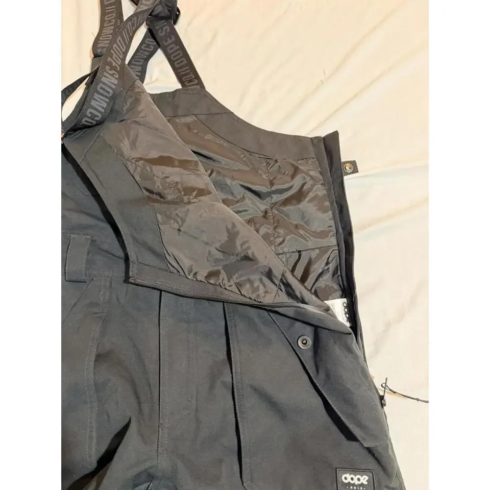 Dope Mens Notorious B.I.B Bib Snowboard Snow Pants Size Medium - Picture 8 of 15
